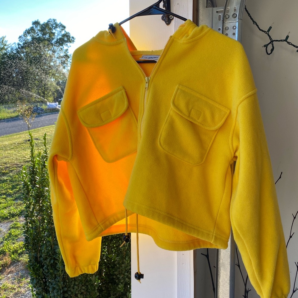 Vintage Victoria Secret crop quarter zip